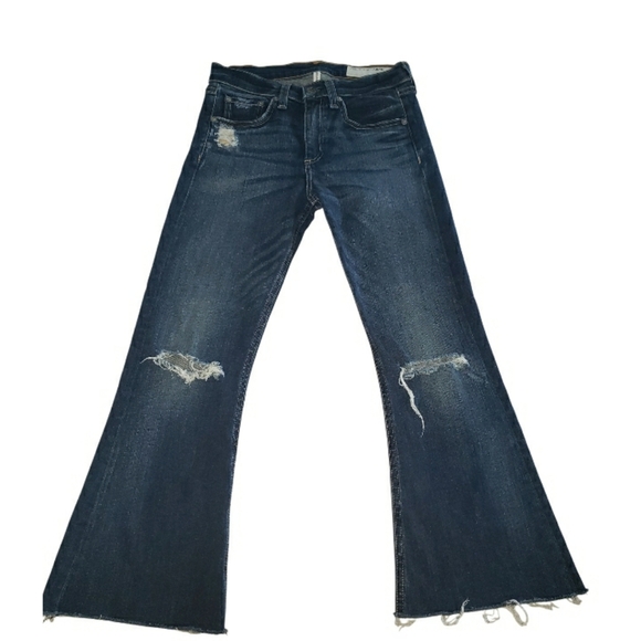 Rag and Bone 10 inch Crop Flare- 25 - Picture 5 of 5